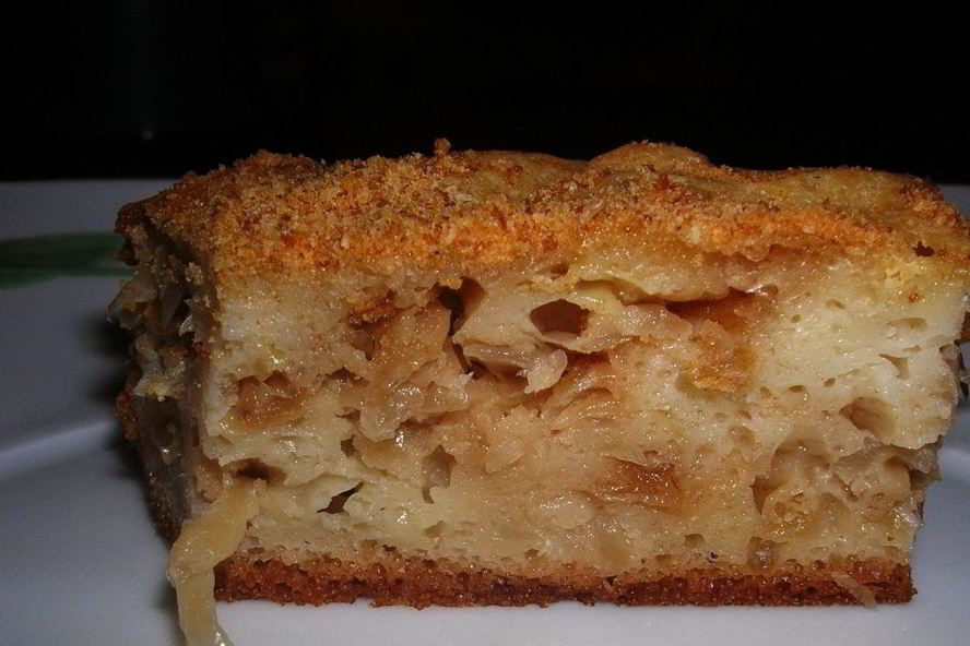 Рецепт шарлотки с капустой на кефире