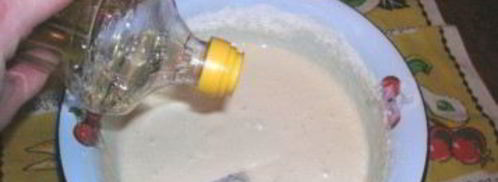 шарлотка с капустой на кефире. Шаг 9