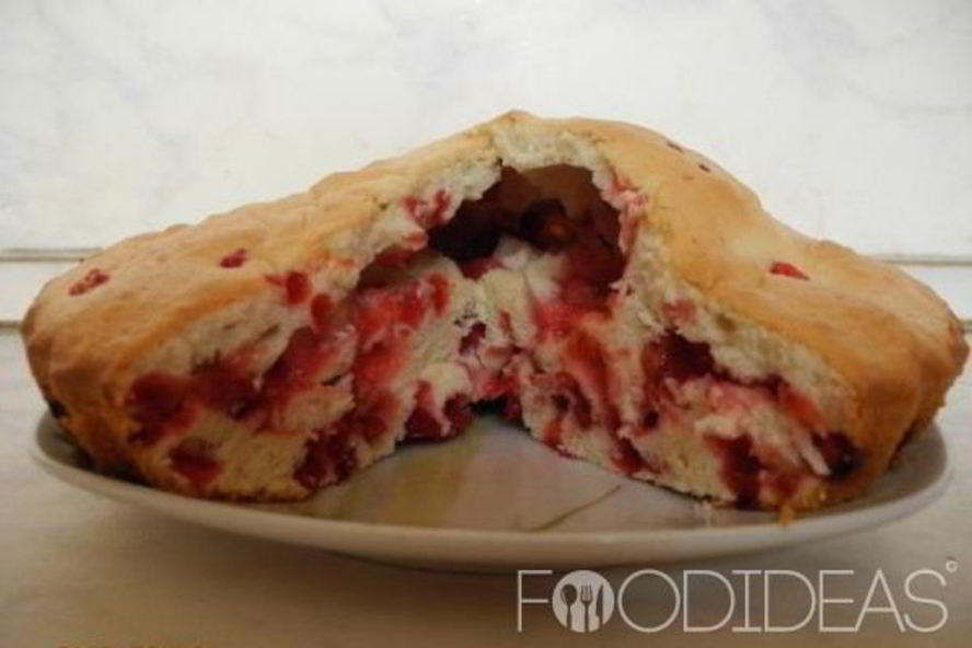 Рецепт шарлотки с клюквой