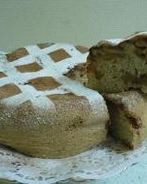 Шарлотка с яблоками и корицей