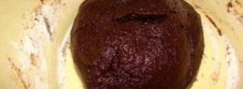 шарлотка шоколадная с яблоками. Шаг 3