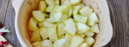 шоколадная шарлотка с яблоками. Шаг 8