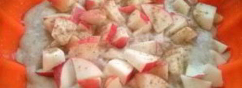 вегетарианская шарлотка без яиц. Шаг 8