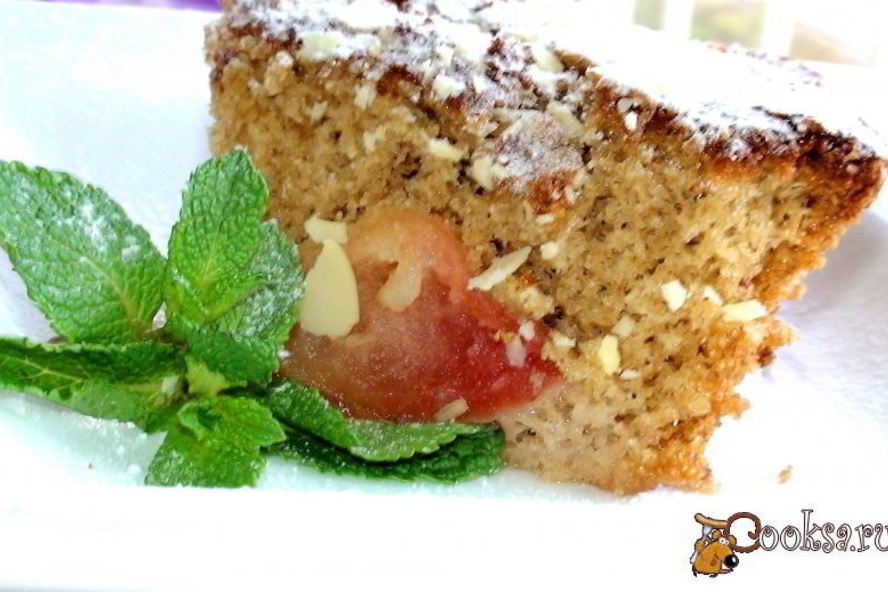 Рецепт яблочной шарлотки с абрикосовым конфитюром