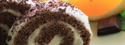 шоколадно-апельсиновый рулет. Шаг 12