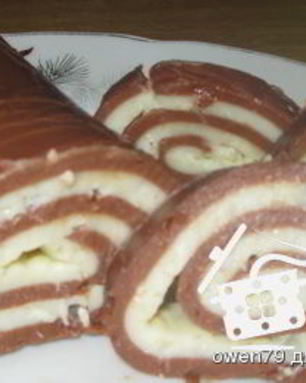 Шоколадный рулет