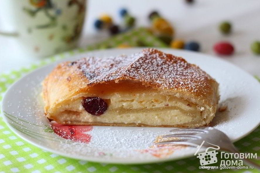 Рецепт австрийского штруделя с творожной начинкой