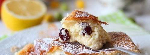 австрийский штрудель с творожной начинкой. Шаг 4