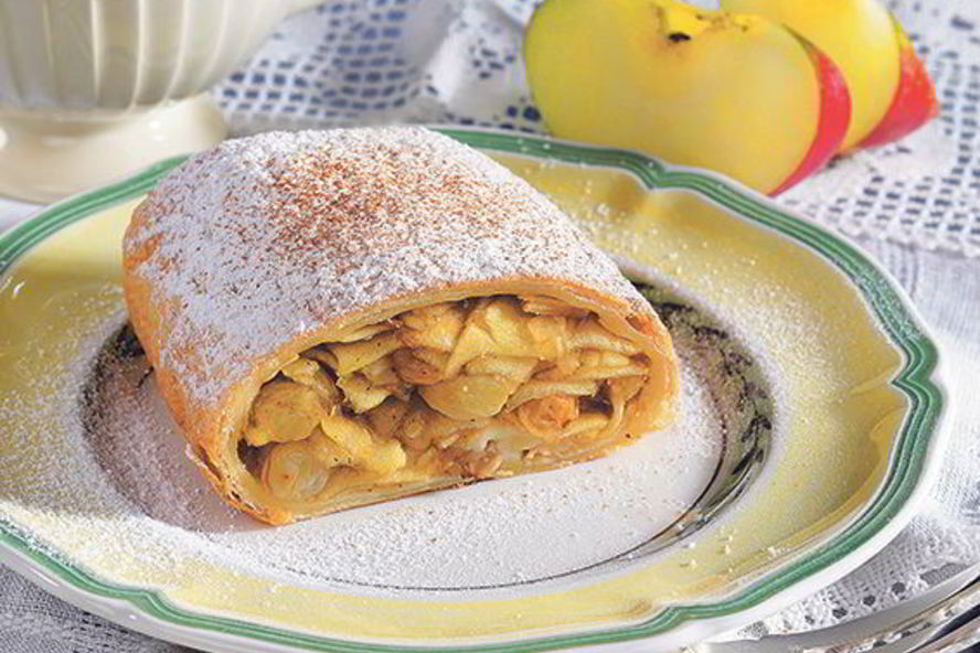 Рецепт австрийского штруделя с яблоком