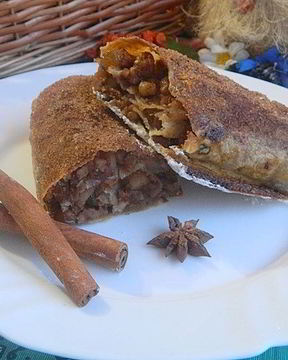 Богатый штрудель из лаваша