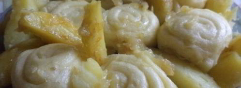 немецкий штрудель с картошечкой и луком. Шаг 10