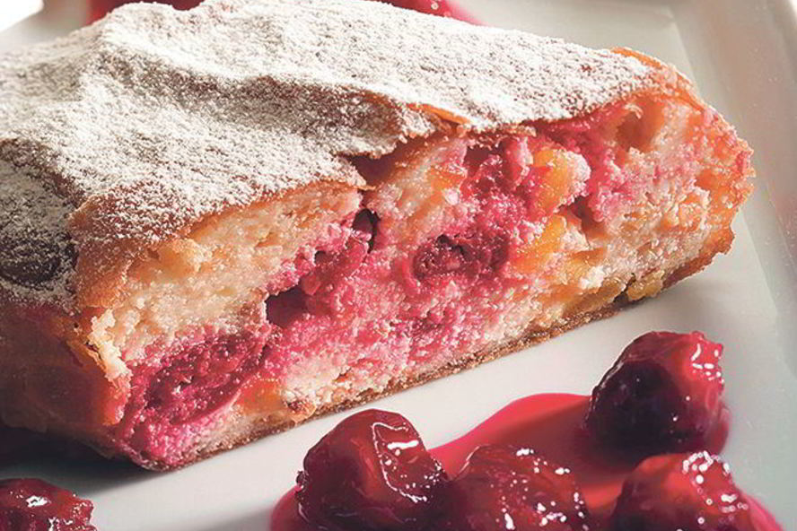 Рецепт немецкого штруделя с творогом