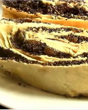 Рулет из лаваша с маком — ленивый штрудель