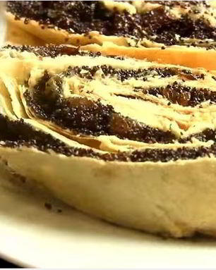 Рулет из лаваша с маком — ленивый штрудель