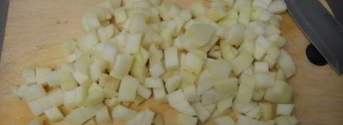 штрудель грушевый с творогом из слоёного теста. Шаг 3