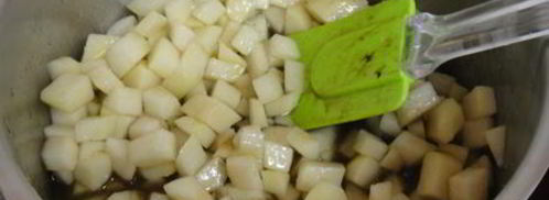 штрудель грушевый с творогом из слоёного теста. Шаг 5