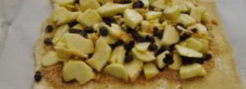 штрудель из готового слоеного теста. Шаг 3