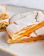 Штрудель из творожного теста