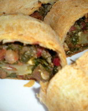 Штрудель с ботвой