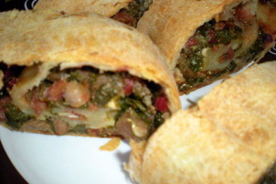 Рецепт штруделя с ботвой