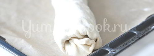 штрудель с фруктами и сухофруктами. Шаг 6