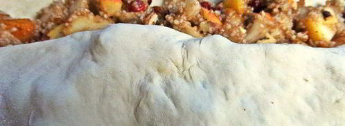 штрудель с грушей и яблоками. Шаг 16