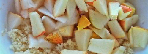 штрудель с грушей и яблоками. Шаг 6