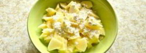 яблочный штрудель из слоеного бездрожжевого теста. Шаг 3