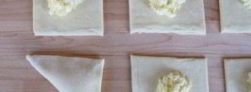 слойки из бездрожжевого теста с сыром. Шаг 5