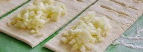 слойки из готового слоеного теста. Шаг 6