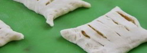 слойки из готового слоеного теста. Шаг 8