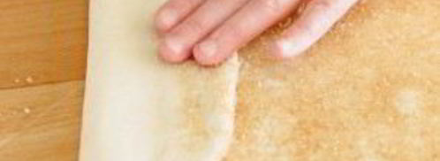 слойки из слоеного теста с сахаром. Шаг 4