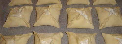 слойки по-киевски с творогом. Шаг 12