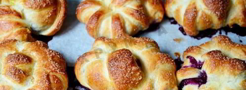 слойки с черникой. Шаг 9