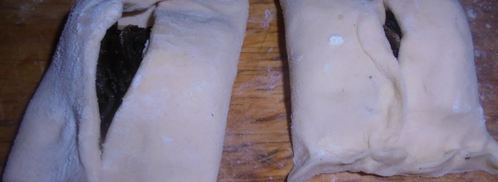 слойки с сыром и морской капустой. Шаг 5