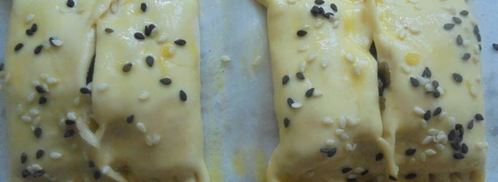 слойки с сыром и морской капустой. Шаг 6