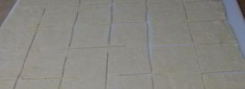 слойки с творогом. Шаг 4