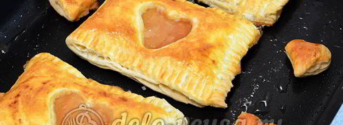 слойки с яблочным пюре. Шаг 10