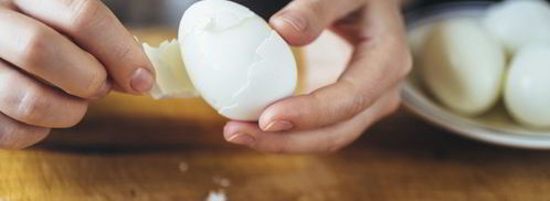 слойки с яйцом и зеленью. Шаг 4