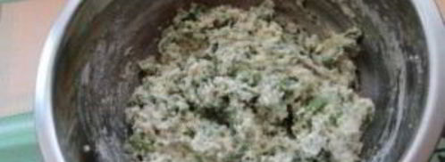 соленые сырники с зеленью. Шаг 3