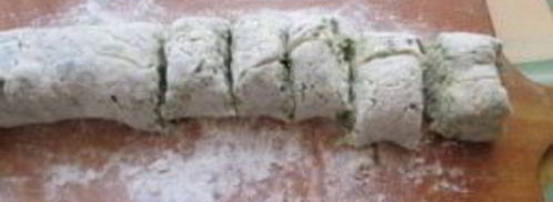 соленые сырники с зеленью. Шаг 4