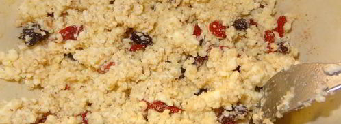 сырники по-восточному с ягодами годжи и корицей. Шаг 7