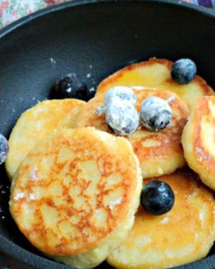 Сырники с арахисовой пастой