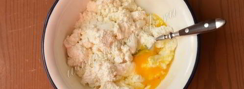 сырники с бананом и творогом. Шаг 4