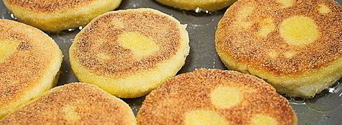 сырники с кукурузной мукой и вареньем. Шаг 6