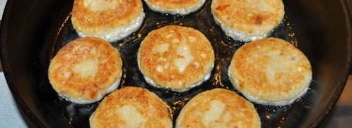 сырники с курагой и орехами. Шаг 6