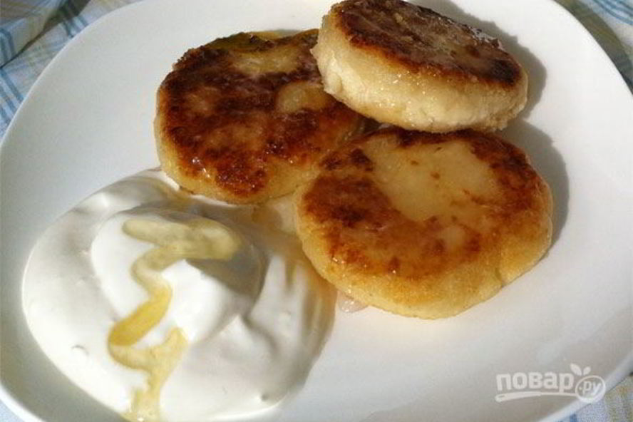 Рецепт сырников с манкой без муки