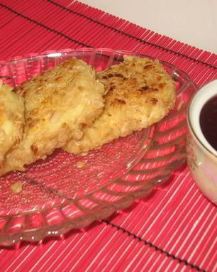 Сырники с шоколадом в овсяной панировке