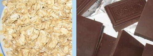 сырники с шоколадом в овсяной панировке. Шаг 5