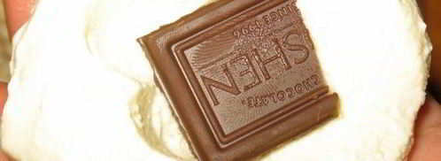 сырники с шоколадом в овсяной панировке. Шаг 6